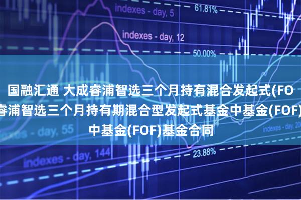 国融汇通 大成睿浦智选三个月持有混合发起式(FOF): 大成睿浦智选三个月持有期混合型发起式基金中基金(FOF)基金合同