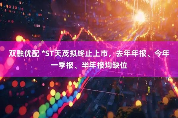 双融优配 *ST天茂拟终止上市，去年年报、今年一季报、半年报均缺位