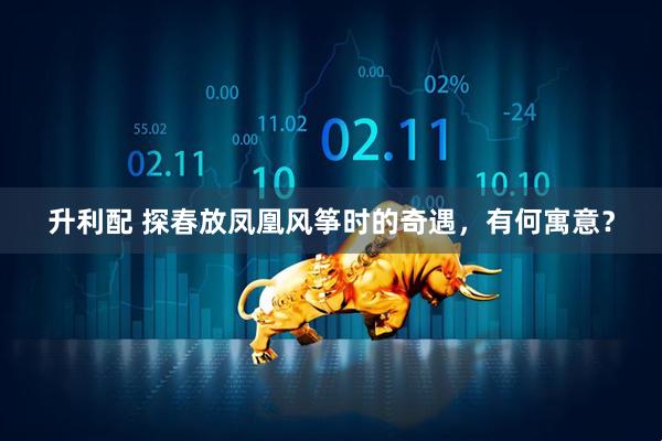 升利配 探春放凤凰风筝时的奇遇，有何寓意？